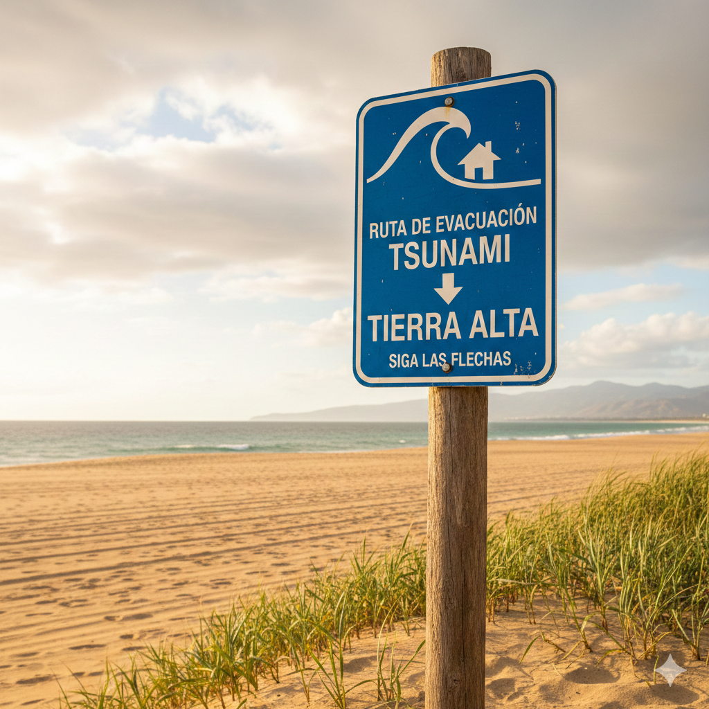 Señalética tsunami